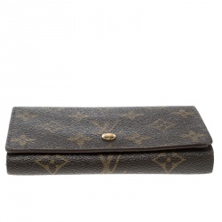 Pre Owned Louis Vuitton Monogram Canvas Porte Monnaie Tresor Wallet