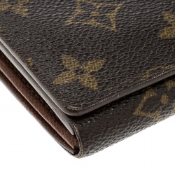 Pre Owned Louis Vuitton Monogram Canvas Porte Monnaie Tresor Wallet
