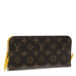 مملوكة مسبقًا Louis Vuitton Yellow Monogram Canvas Limited edition Insolite Wallet