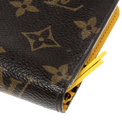 مملوكة مسبقًا Louis Vuitton Yellow Monogram Canvas Limited edition Insolite Wallet