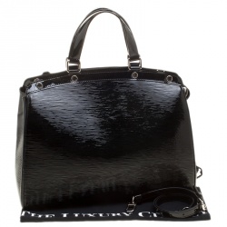 مملوكة مسبقًا حقيبة لوي فيتون بريه جلد أيبي أليكتريك سوداء GM