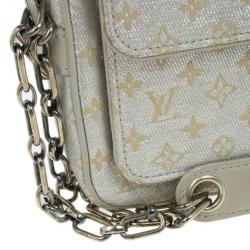 مملوكة مسبقًا Louis Vuitton Small Silver Sparkly Pochette