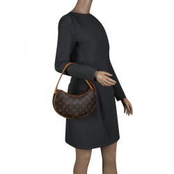 Pre Owned Louis Vuitton Monogram Canvas Croissant PM Bag