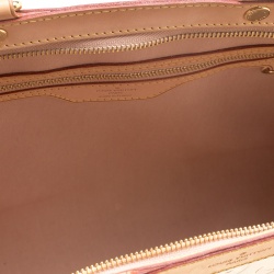 Pre Owned Louis Vuitton Rose Florentine Monogram Vernis Brea GM Bag