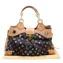مملوكة مسبقًا Louis Vuitton Black Multicolor Monogram Canvas Ursula Bag