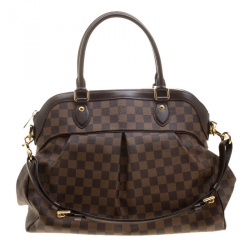 Pre Owned Louis Vuitton Damier Ebene Canvas Trevi GM Bag