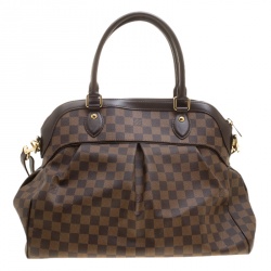 Pre Owned Louis Vuitton Damier Ebene Canvas Trevi GM Bag