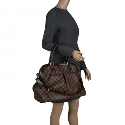 Pre Owned حقيبة لوي فيتون تريفي كانفاس دامييه أيبين PM