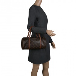 Pre Owned Louis Vuitton Monogram Canvas Papillon Bag