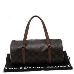 Pre Owned Louis Vuitton Monogram Canvas Papillon Bag