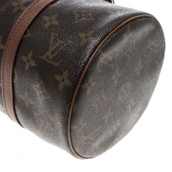 Pre Owned Louis Vuitton Monogram Canvas Papillon Bag