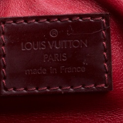 Pre Owned Louis Vuitton Bordeaux Monogram Canvas Limited Edition Mirage Griet Exotic Bag