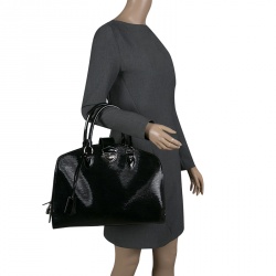 Pre Owned حقيبة لوي فيتون بون نوف جلد أيبي سوداء GM