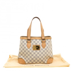 Pre Owned Louis Vuitton Damier Azur Canvas Hampstead PM Bag