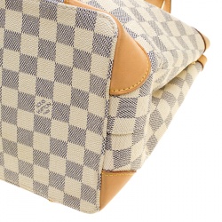 Pre Owned Louis Vuitton Damier Azur Canvas Hampstead PM Bag