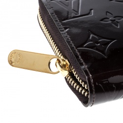 مملوكة مسبقًا Louis Vuitton Amarante Monogram Vernis Zippy Wallet
