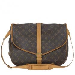 مملوكة مسبقًا Louis Vuitton Monogram Canvas Saumur 35