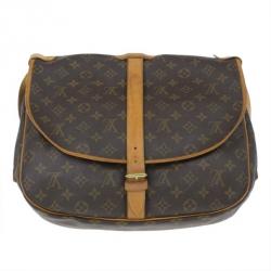 مملوكة مسبقًا Louis Vuitton Monogram Canvas Saumur 35