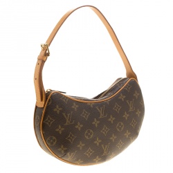 مملوكة مسبقًا حقيبة لوي فيتون كرواسون كانفاس مونوغرامية PM