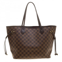 Louis Vuitton Damier Ebene Canvas Neverfull MM Bag