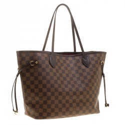 Louis Vuitton Damier Ebene Canvas Neverfull MM Bag