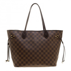 Louis Vuitton Damier Ebene Canvas Neverfull MM Bag