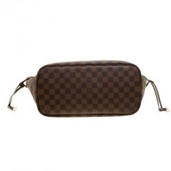 Louis Vuitton Damier Ebene Canvas Neverfull MM Bag