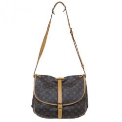مملوكة مسبقًا Louis Vuitton Monogram Canvas Saumur Messenger 35