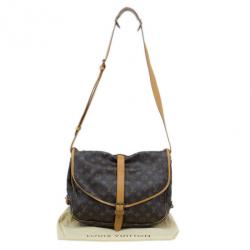 مملوكة مسبقًا Louis Vuitton Monogram Canvas Saumur Messenger 35