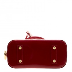 مملوكة مسبقًا حقيبة لوي فيتون ألما فيرنيه مونوغرامي عنابية BB