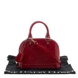 مملوكة مسبقًا حقيبة لوي فيتون ألما فيرنيه مونوغرامي عنابية BB