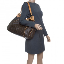 Pre Owned Louis Vuitton Monogram Canvas Galliera GM Bag