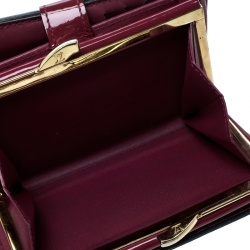 Pre Owned محفظة لوي فيتون فرنش فينواز بورت فويل فيرنيه مونوغرامية وردة هندية