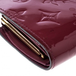 Pre Owned محفظة لوي فيتون فرنش فينواز بورت فويل فيرنيه مونوغرامية وردة هندية