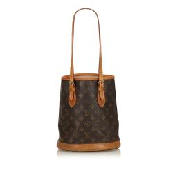 Pre Owned Louis Vuitton Monogram Canvas Petit Bucket Bag