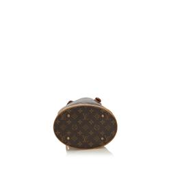 Pre Owned Louis Vuitton Monogram Canvas Petit Bucket Bag