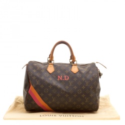Louis Vuitton Mon Monogram Canvas Speedy 35