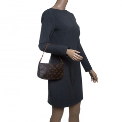 Pre Owned حقيبة إكسسوارات صغيرة لوي فيتون كانفاس مونوغرامي