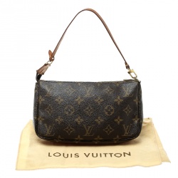 Pre Owned حقيبة إكسسوارات صغيرة لوي فيتون كانفاس مونوغرامي