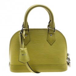 Louis Vuitton Alma BB Citron Epi Leather Handbag CBECRSA 144010019306 – Max  Pawn