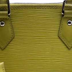 Pre Owned Louis Vuitton Citron Epi Leather Alma BB Bag