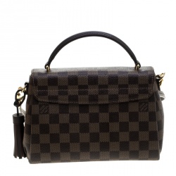 Pre Owned Louis Vuitton Damier Ebene Canvas Croisette Bag