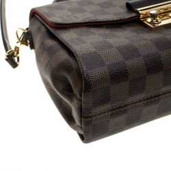 Pre Owned Louis Vuitton Damier Ebene Canvas Croisette Bag
