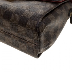 Pre Owned Louis Vuitton Damier Ebene Canvas Croisette Bag