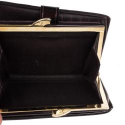 مملوكة مسبقًا Louis Vuitton Quetsche Monogram Vernis French Wallet