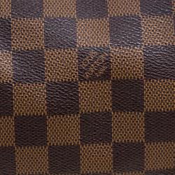 Pre Owned Louis Vuitton Damier Ebene Canvas Papillon 30 Bag & Accessory Pouch