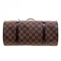 Pre Owned Louis Vuitton Damier Ebene Canvas Papillon 30 Bag & Accessory Pouch