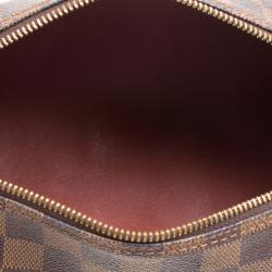 Pre Owned Louis Vuitton Damier Ebene Canvas Papillon 30 Bag & Accessory Pouch