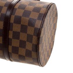 Pre Owned Louis Vuitton Damier Ebene Canvas Papillon 30 Bag & Accessory Pouch