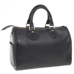 مملوكة مسبقًا Louis Vuitton Black Epi Speedy 25 Bag